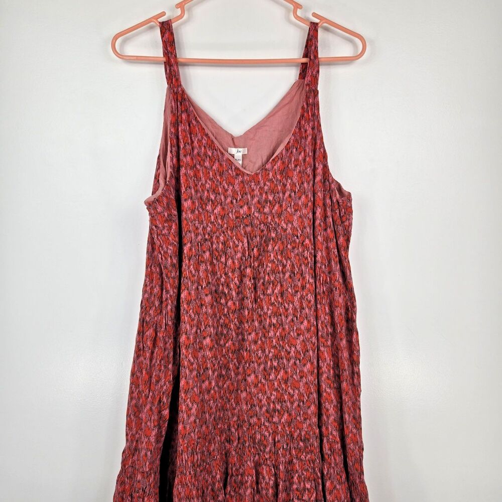 Joie Women's Size XL Tea Rose Lined Sleeveless Midi Dress - Picture 2 of 6